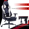 NicBex Massage Swivel Gaming Chair Office Chairs with Reclining Back,Adjustable Seat Height&Footrest,Ergonomics Video Game Chairs Office,250lbs Max - 4 of 4