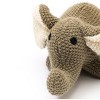 100% Handmade Cotton Knitted Soft Dark Green Elephant Plush Toy/Soft Toy - 2 of 4