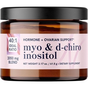 Myo Inositol Powder, Regulate Menstrual Cycle & Support Ovarian Health, Promotes Hormone Balance for Women, SMNutrition, 217oz - 1 of 4