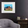 Trademark Fine Art - James McLoughlin Barn Scene X Matted Framed Art - 2 of 4