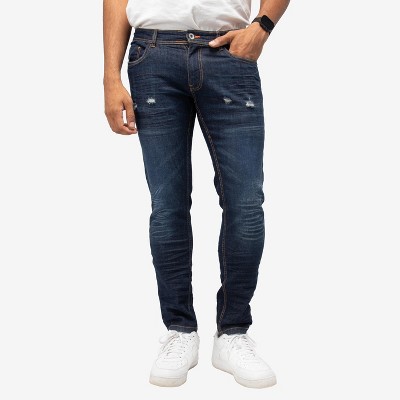 RAW X Men's Contrast Neon Stitch Flex Jeans in LT STONE Size 32X30