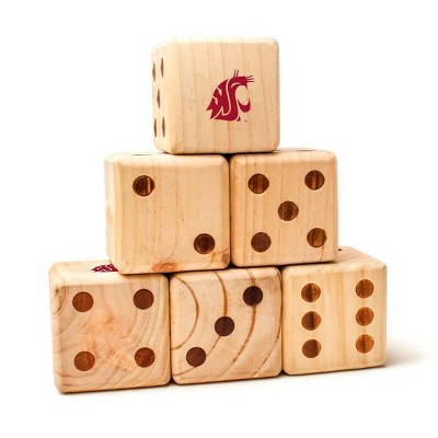 NCAA Washington State Cougars Lawn Bowling Yard Dice