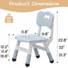 Adjustable Kids Chair (2pcs), 3 Level Height Adjustable Toddler Chair - 2 of 4