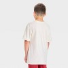 Boys' Snoopy Cool Short Sleeve Graphic T-Shirt - Cream - 3 of 4