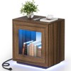 Dolomm 25.79" Nightstand with Open Storage Space, Sofa Side Table with Power Socket and USB Port, Suitable ,for Living Room and Bedroom - 2 of 4