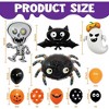 Joyfy 81 Pcs Halloween Trunk or Treat Decorations Kit, Car Archway Garage Door Halloween Balloon Decoration with Stripe and Glue Points - 3 of 4