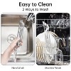 Triangle Roll-Up Dish Drying Rack for Sink Corner Small Foldable Stainless Steel Over The Sink Multipurpose Kitchen Drainer Caddy - 2 of 4