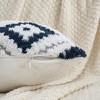 REGALWOVEN Geometric Pattern Soft Short Plush Decorative Throw Pillow Covers for Sofa Bedroom Living Room 2 Pcs - 3 of 4