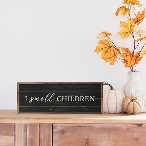 Kendrick Home I Smell Children Wall Art Black - 1 of 4