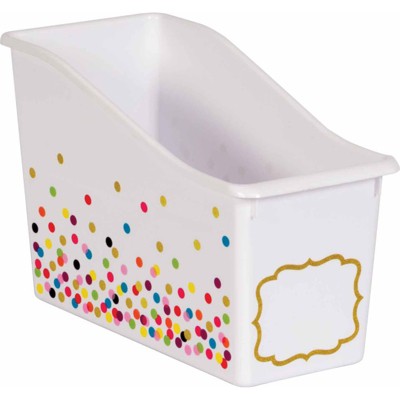 Teacher Created Resources Confetti Plastic Book Bin (Pack of 6)