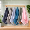 REGALWOVEN Cotton Soft Absorbent Embroidered Floral Hand Towel for Bathroom 14" x 31" 2 Pcs - 4 of 4