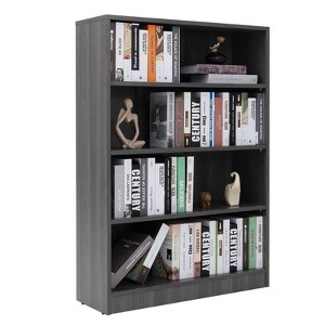 Sevobal Decorarive Bookshelf Large Bookshelf for Bedroom Library Office Bookcase for Living Room, Gray, 33"*11.6"48" - 1 of 4