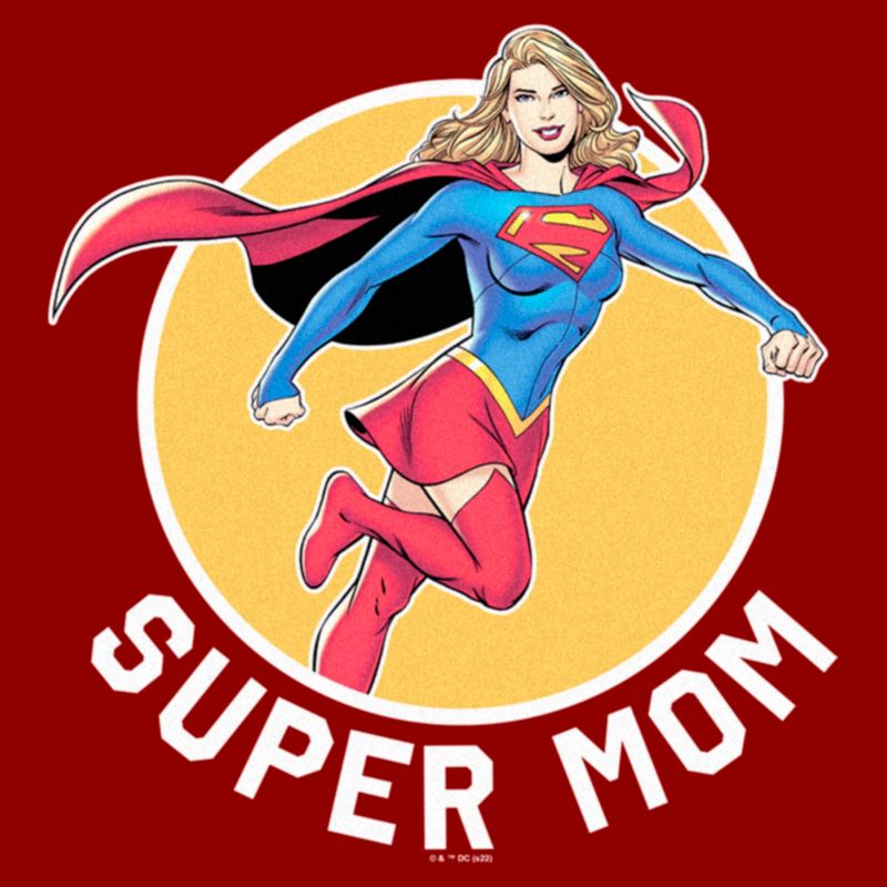 Women's Superman Supergirl Mom T-Shirt, 2 of 5