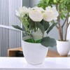 Unique Bargains Artificial Plants Hydrangea Tea Bud Plastic 3.74"x3.74"x7.87" 1 Pcs - 2 of 4