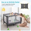Safstar Portable Foldable Baby Playard Playpen Nursery Center w/ Changing Station & Net - 2 of 4