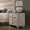 Accent Cabinet Modern with 3 Drawers and Patched Wood Top for Bedroom Storage - 3irtyhousy - 2 of 4