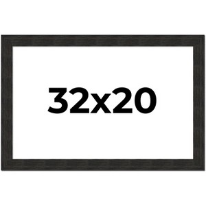 PosterPalooza | Contemporary Black Picture Frame - UV Acrylic, Backing Board, Hanging Hardware Included - 1 of 4