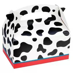 8 ct Cow Print Favor Boxes