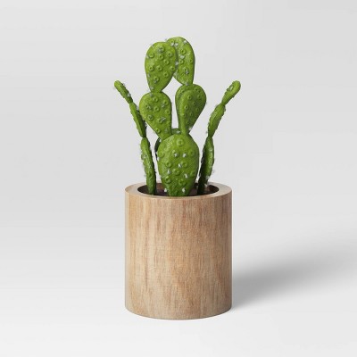 Medium Cactus Wood Pot - Threshold&#8482;