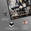 Notoriart Now Serving Champagne Bar Cart Art For Men Framed - 3 of 4