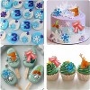 JDICTION Christmas Silicone Molds 3-Piece Set, Snowflake Bell Elk Chocolate Baking Molds for Cake Decorating, Fondant, Soap, Resin Crafts - 4 of 4