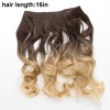 Unique Bargains Women's Halloween Big Wavy Hair Extensions High Temperature Fiber Gradient Gold Tone 1 Pc - 3 of 3