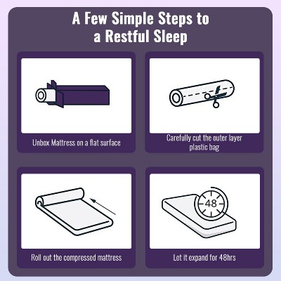 Twin White Gel Memory Foam Adjustable Bed Mattress