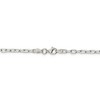 Black Bow Jewelry 2.9mm Sterling Silver D/C Solid Elongated Cable Chain Necklace - 4 of 4