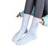 Anna-Kaci 3-Pack Women's Cotton Crew Socks with Cushioned Arch and Moisture-Wicking Athletic Fit - 2 of 4