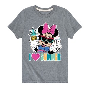Boys' - Disney - I Love Summer Short Sleeve Graphic T-Shirt - 1 of 4