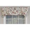 RLF Home Gianna Suspender 3" Rod Pocket Ribbon Tie Window Valance, 50" x 17" - 2 of 4