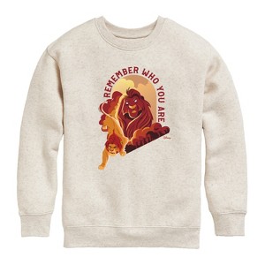 Boys' - Disney - The Lion King Graphic Long Sleeve Fleece Sweatshirt - 1 of 3