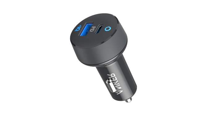 Anker 2-Port 20W USB-C + 15W USB-A Power Delivery Car Charger - Black, 2 of 8, play video
