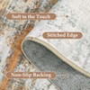 Washable Living Room Rug Non Slip Low Pile Area Rug Soft Foldable Accent Carpet for Bedroom Home Office Dining Room - 4 of 4