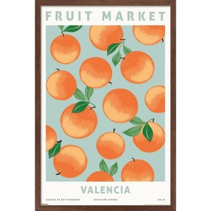 Trends International Reinders: Fruit Market - Valencia Oranges Framed Wall Poster Prints - 1 of 4