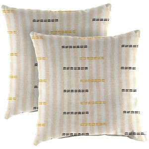 2pk Outdoor Pillow Set - Jordan Manufacturing - 1 of 4