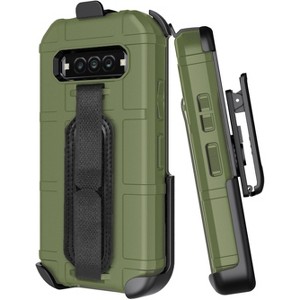 Nakedcellphone Combo for Kyocera DuraForce Pro 3 Phone - Special Ops Case and Holster Belt Clip and Hand Strap - 1 of 4