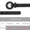 INSPIRE CHIC Womens 0.8" Width Textured Fashion Causal Faux Leather with Round Buckle Belts 1Pc - 4 of 4