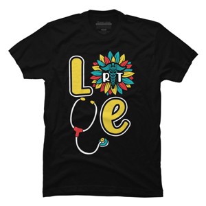 Men's Design By Humans RT Stethoscope Gift Respiratory Therapist Costume Gifts By lukesstore T-Shirt - 1 of 4