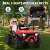 Jojoka 24V Kids Ride on Truck, 7AH Battery Electric Vehicles with Remote Control, 4WD, 3 Speeds, Lights, MP3, Parent Safety Brake, Storage - 2 of 4