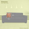 Majestic Home Goods,Pillow Vertical Stripe - 3 of 4