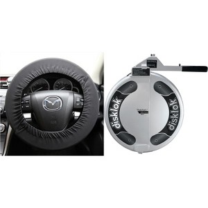 Disklok Large Steering Wheel Lock with Protective Steering Wheel Cover - 1 of 4