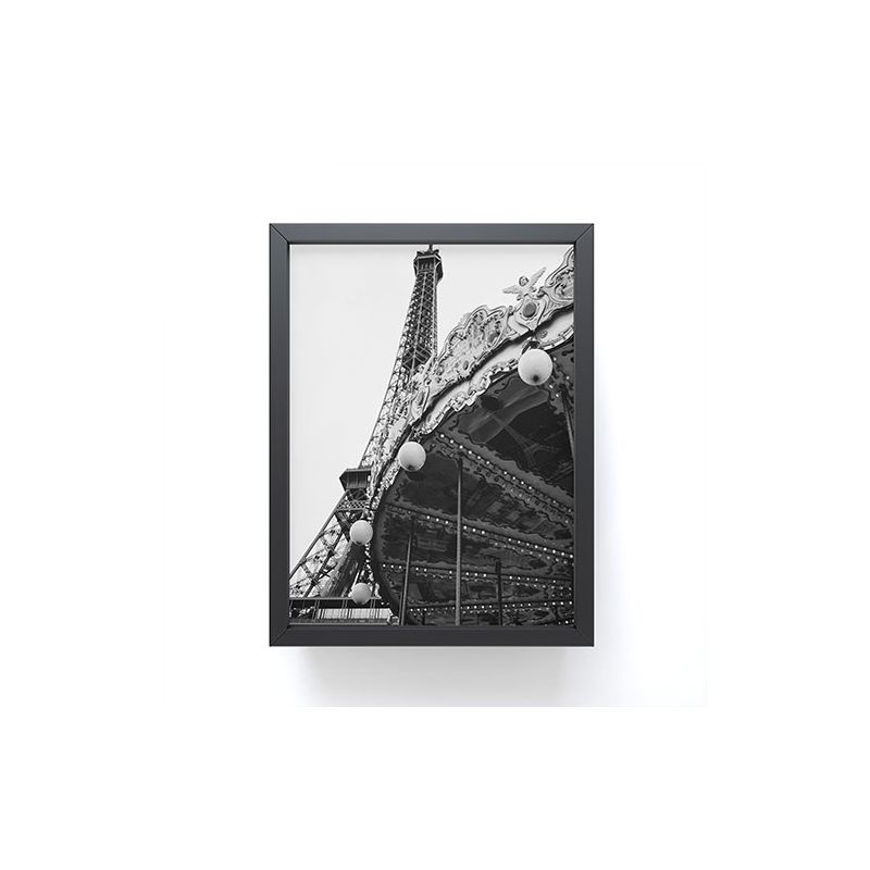 Bethany Young Photography Eiffel Tower Carousel Framed Mini Art - Society6, 1 of 4