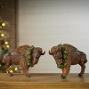 Winter Bison Figurine (Set of 4) - 2 of 4