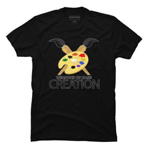 Men's Design By Humans Weapons of mass creation By Adamzworld T-Shirt - 1 of 2
