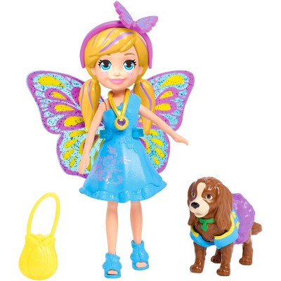Polly Pocket Polly & Puppy Matching Doll Playset