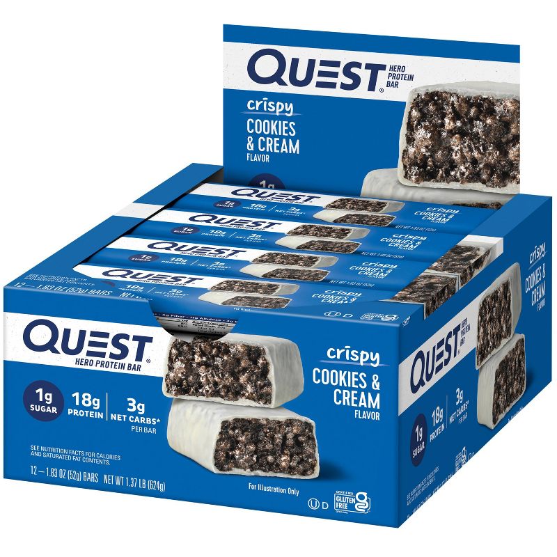 Quest Nutrition Hero Protein Bar - Crispy Cookies & Cream, 3 of 11