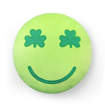 St. Patrick's Smiley Pillow - Bullseye's Playground™
