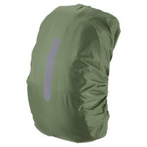 Unique Bargains Waterproof Backpack Rain Cover with Vertical Reflective Strap - 1 of 4