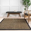 Nuloom Meara Geometric Striped Seagrass Indoor Area Rug - 4 of 4